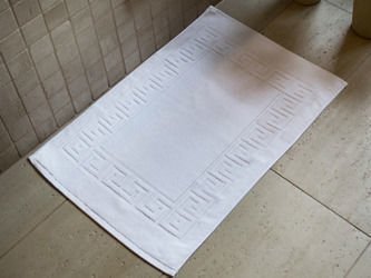 Koupelnové Předložky Hotelové Greek 650 gsm Bílá 50x70 cm