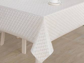 Ubrusy PVC s Textilním Podkladem Pearl ZG-6263A WHITE