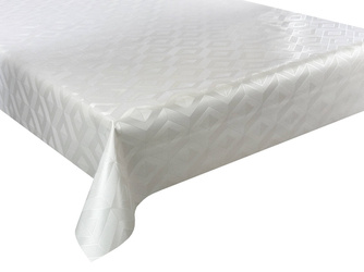 Ubrusy PVC s Textilním Podkladem Pearl ZG-7164A WHITE