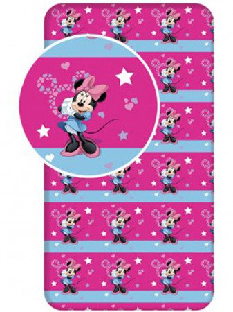 Bavlnené Napínací Prostěradlo Disney Minnie Mouse 108 90x200 cm