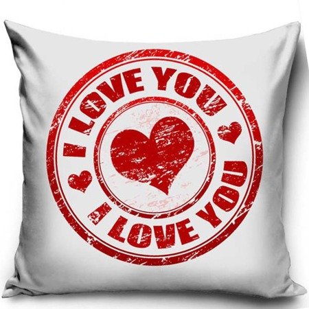 Dekorační Polštářk Valentines I Love You Heart 40x40 cm Sada