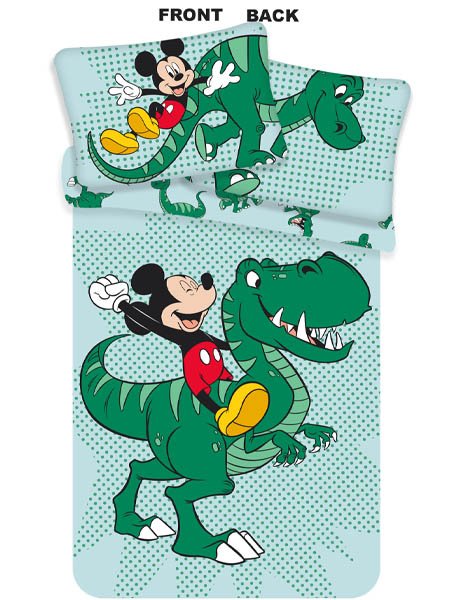 Dětské Povlečení 100x135+40x60 Mickey Mouse "Dino" - BABY