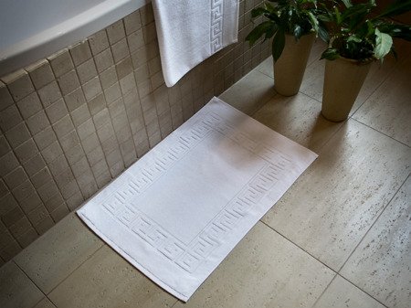 Koupelnové Předložky Hotelové Greek 650 gsm Bílá 50x70 cm