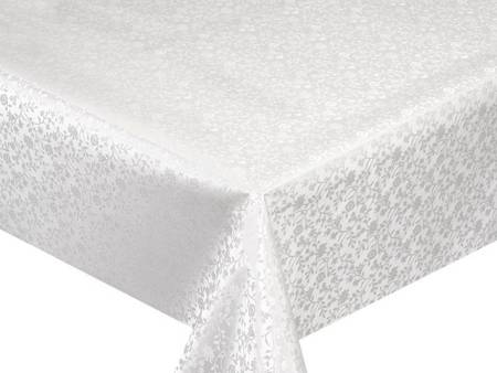 Ubrusy PVC s Textilním Podkladem Pearl ZG-6233A WHITE