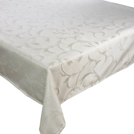 Ubrusy Úpravou Jacquard Ines Silver Beige 02