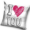 Dekorační  Polštář Valentines I Love You VAL173001 40x40 cm