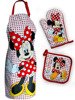 Kuchyňský Set 3 ks Disney Minnie Mouse Červený