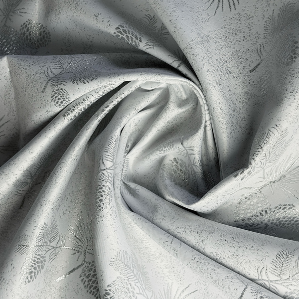 Oboustranně Ubrusy s Nešpinivou Úpravou Zlatý Sníh I Kulatý