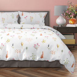 Sada LožníhoPrádla Z Bavlněného Saténu 140x200+70x90 Milagro Verde 022