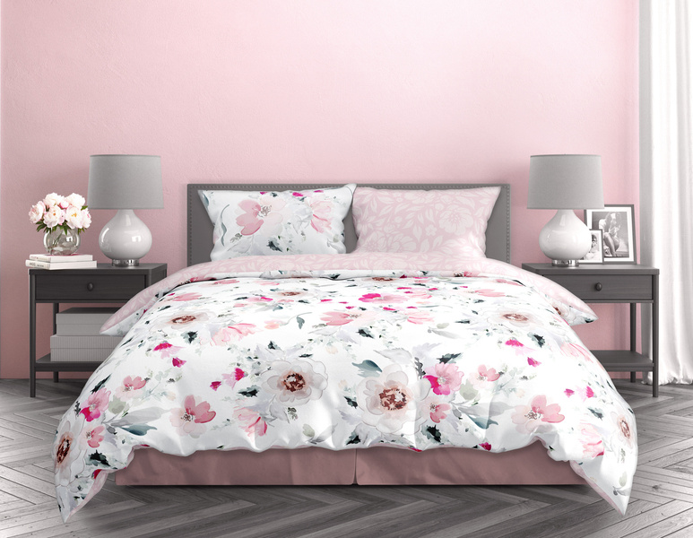 Sada LožníhoPrádla Z Bavlněného Saténu 160x200+ 2x70x80 Milagro Verde 003