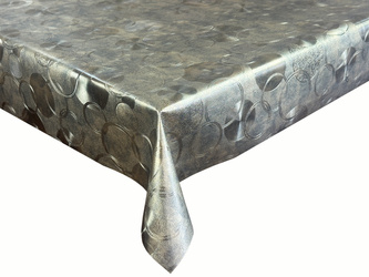 Ubrusy PVC s Textilním Podkladem 3D Metallico T-6253A