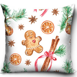 Dekorativní Vánoční Povlaky na Polštáře Santa PNL237037 40x40 cm