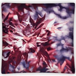 Dekorační Polštářek Listy 48x48 cm