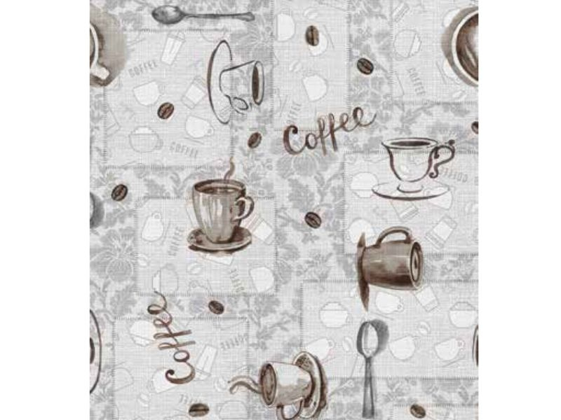 Ubrusy PVC s Textilním Podkladem Fantastik 1261-2 v Rolích