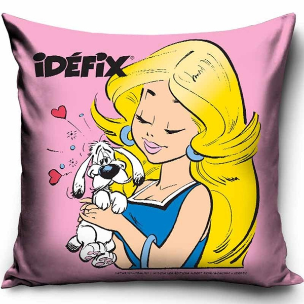 Povlak na Polštář Asterix a Obelix - Falbala a Idefix AST162002 40x40 cm