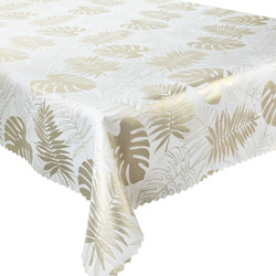 Oboustranný ubrus odolný vůči skvrnám Monstera opouští Golden Z-2771