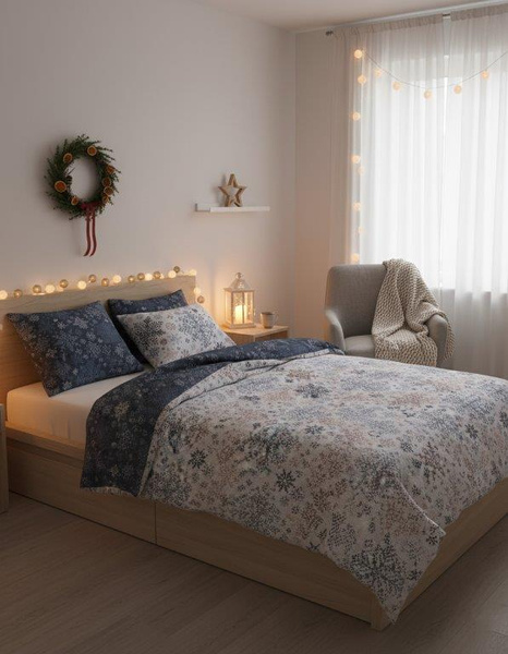 Bavlněné Povlečení 220x200+ 2x70x80 Scandic 077