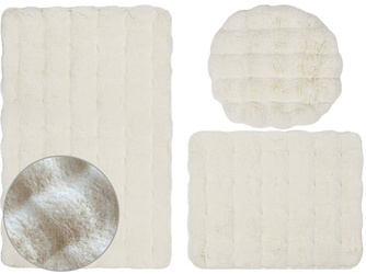 Koupelnové Předložky Aruba Ecru - 3 ks