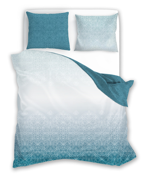 Sada LožníhoPrádla Z Bavlněného Saténu 220x200+ 2x70x80 Milagro Verde 015