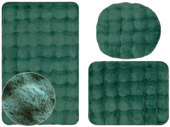 Koupelnové Předložky Aruba Zelená - 3 ks