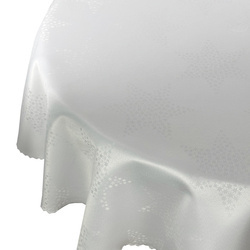 Ubrusy s Nešpinivou Úpravou Z-3500 Bílý Kulatý