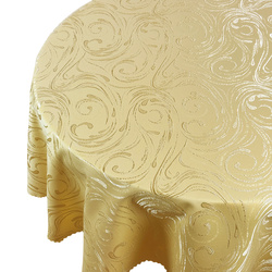 Ubrusy s Nešpinivou Úpravou Princess Gold Kulatý