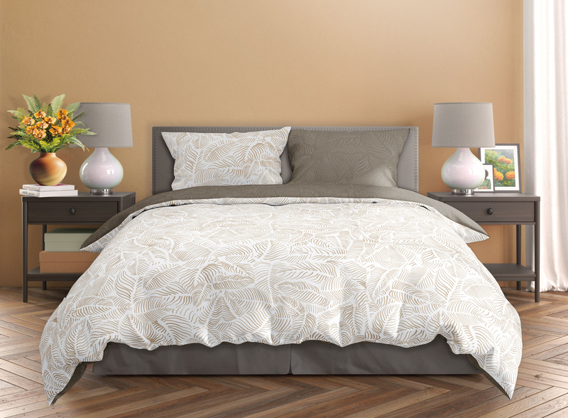 Sada LožníhoPrádla Z Bavlněného Saténu 140x200+70x90 Milagro Verde 028