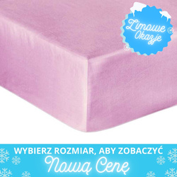 Bavlněné Prostěradlo Saténové s Gumou Levandule 16