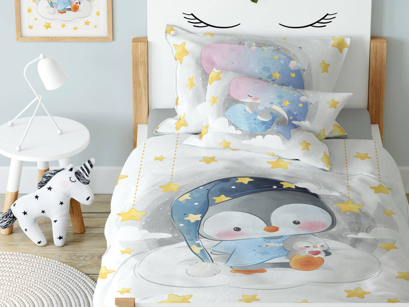 Dětské Povlečení 100x135+40x60 Króliki BABY214008