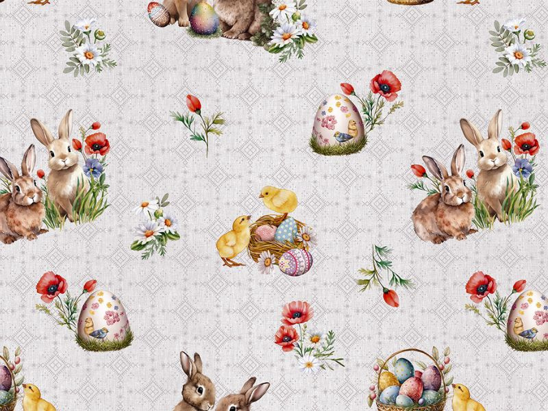 Ubrusy PVC s Textilním Podkladem Florista WL 01747-05