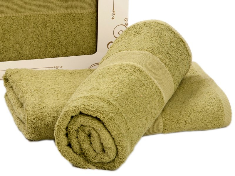 Ručníky a Osušky Bamboo Soft Zelená 590 gsm