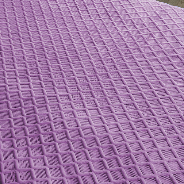 Dvoustranné Přehozy na Postel Parla 3D Fialová Bez Polštářů 220x240