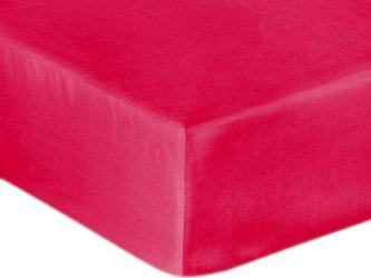 Bavlněné Prostěradlo Saténové s Gumou Fuchsie