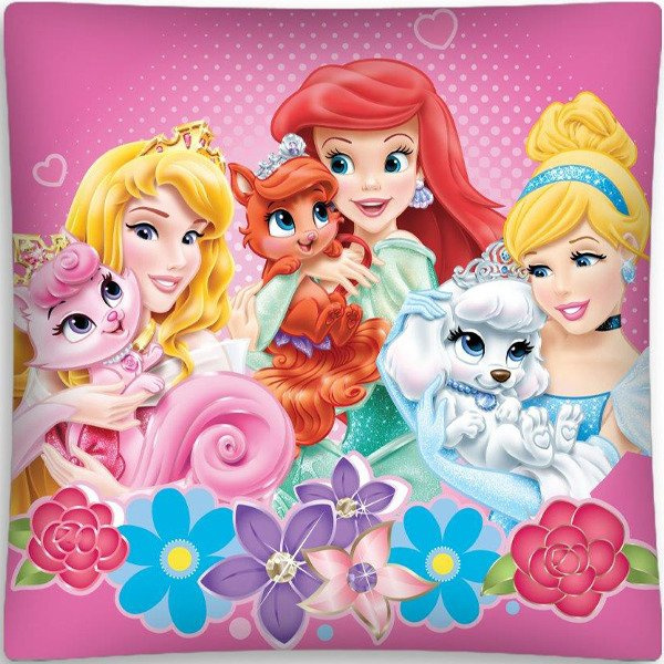 Povlak na Polštář 3D Disney Princezny 02 40x40 cm