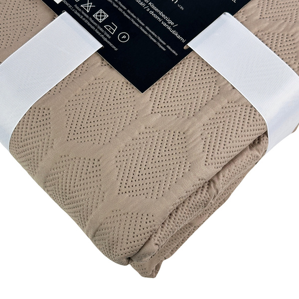 Dvoustranné Přehozy na Postel Parla 3D Béžová Bez Polštářů 180x220