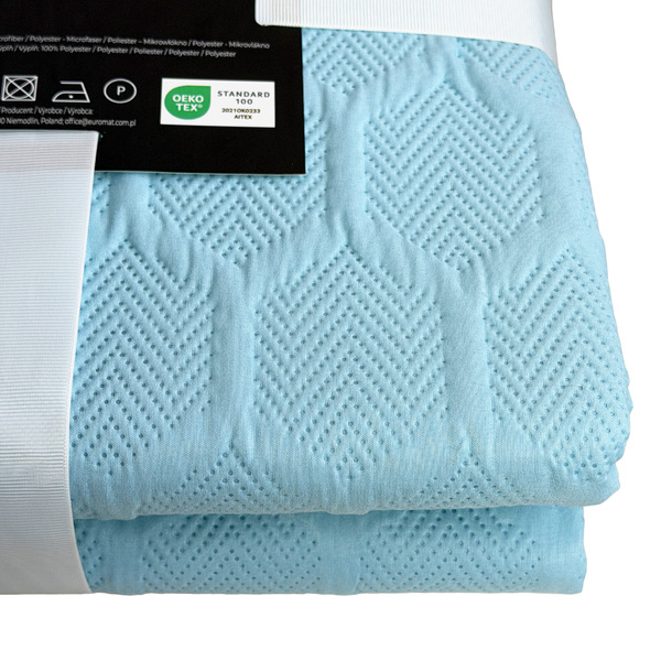 Dvoustranné Přehozy na Postel Parla 3D Modrý Bez Polštářů 220x240