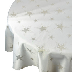 Oboustranně Ubrusy s Nešpinivou Úpravou Velké Hvězdy Kulatý