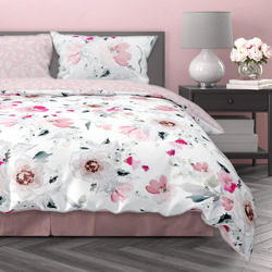 Sada Ložního Prádla Z Bavlněného Saténu 140x200+70x90 Milagro Verde 003