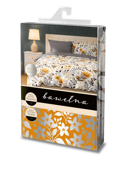 Bavlněné Povlečení 140x200+70x90 Gusto 004