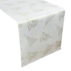 Oboustranně Běhouny s Nešpinivou Úpravou Vánoční Strom Z-3401 Zlatý 