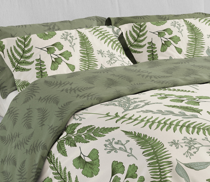 Sada Ložního Prádla Z Bavlněného Saténu 220x200+ 2x70x80 Boho 008