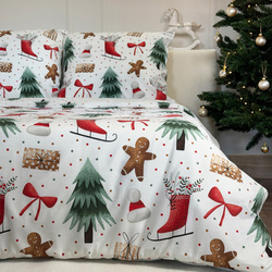 Bavlněné Povlečení 140x200+70x90 Scandic 078