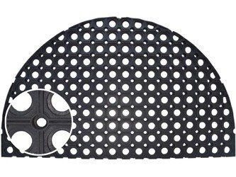 Rohožky Gumové Compos 16 mm Půlkruh 45x75 cm