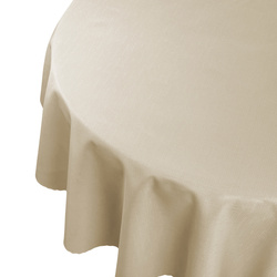 Ubrusy s Nešpinivou Úpravou I světle béžová  Kulatý