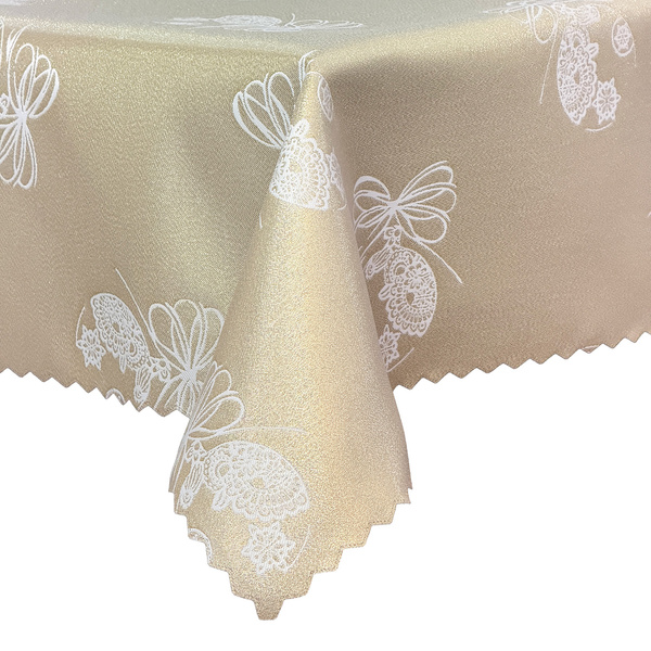 Oboustranně Ubrusy s Nešpinivou Úpravou Vánoční  Zlatý Vánoční Ozdoba Ornament