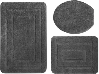 Koupelnové Předložky Alor Tmavošedý - 3 ks