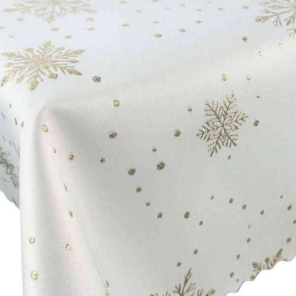 Oboustranně Ubrusy s Nešpinivou Úpravou Zlatý Sníh I
