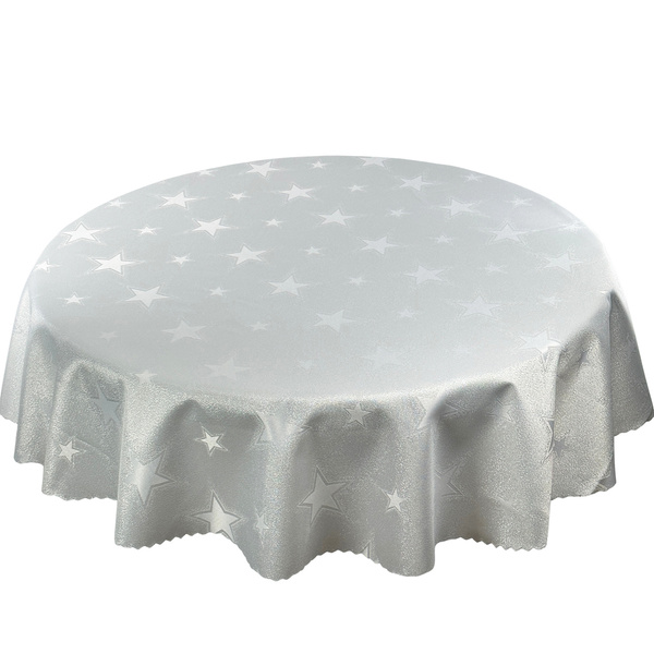 Oboustranně Ubrusy s Nešpinivou Úpravou Velké Hvězdy Kulatý