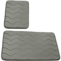 Koupelnové Předložky Světle Šedá 23 - Dvoudílný