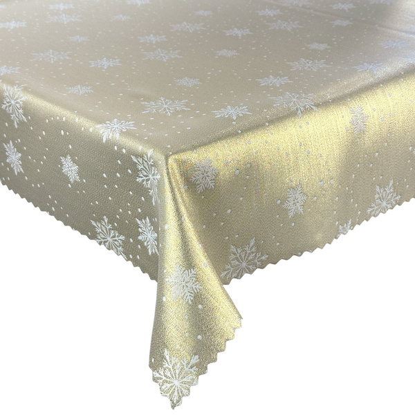 Oboustranně Ubrusy s Nešpinivou Úpravou Zlatý Sníh I